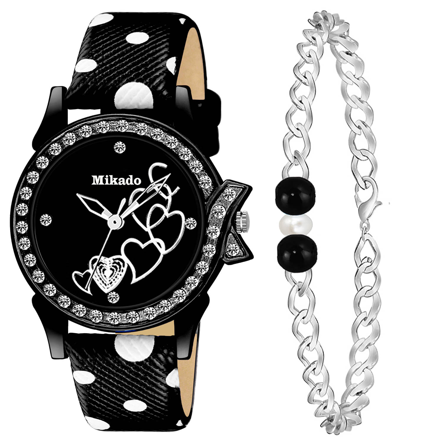     			Mikado Leather Round Womens Watch