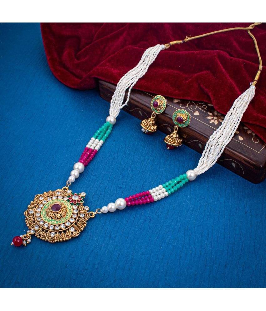     			Sukkhi Alloy Multi Color Traditional Necklaces Set Collar