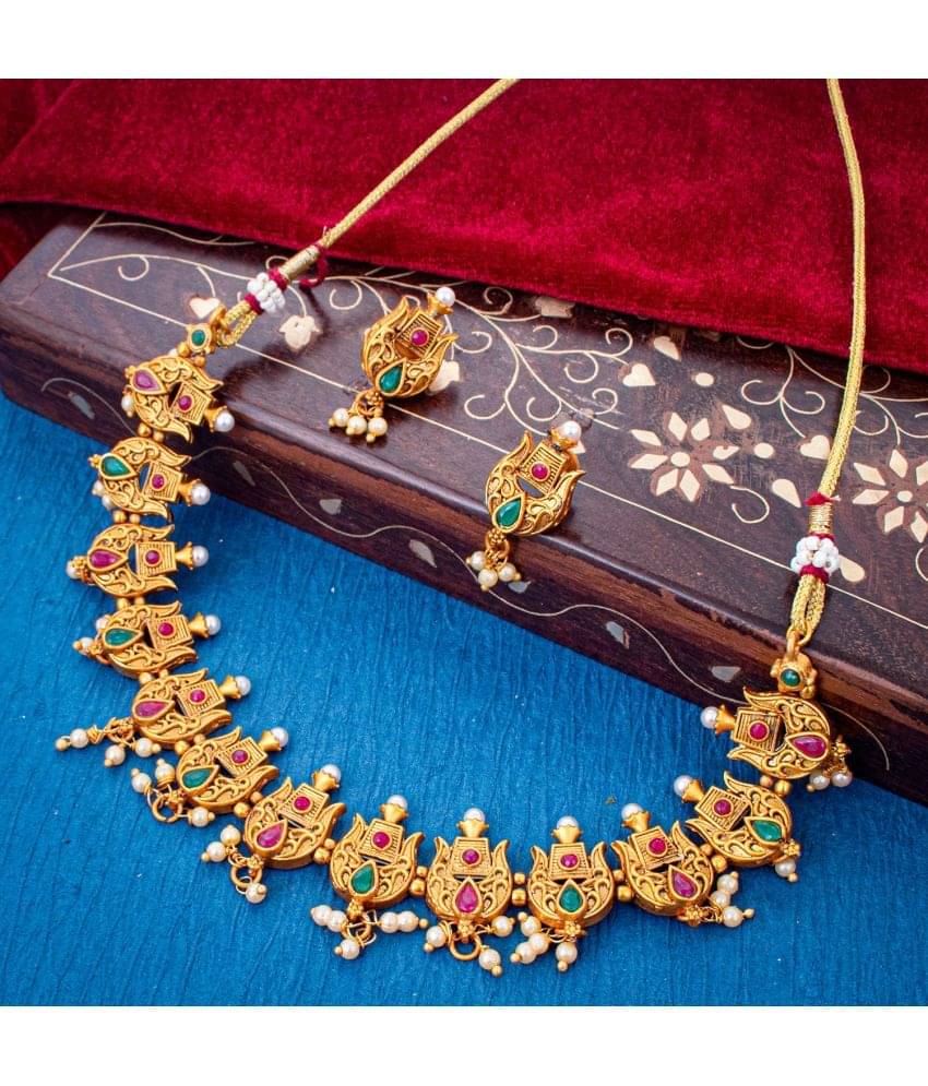    			Sukkhi Alloy Multi Color Traditional Necklaces Set Collar