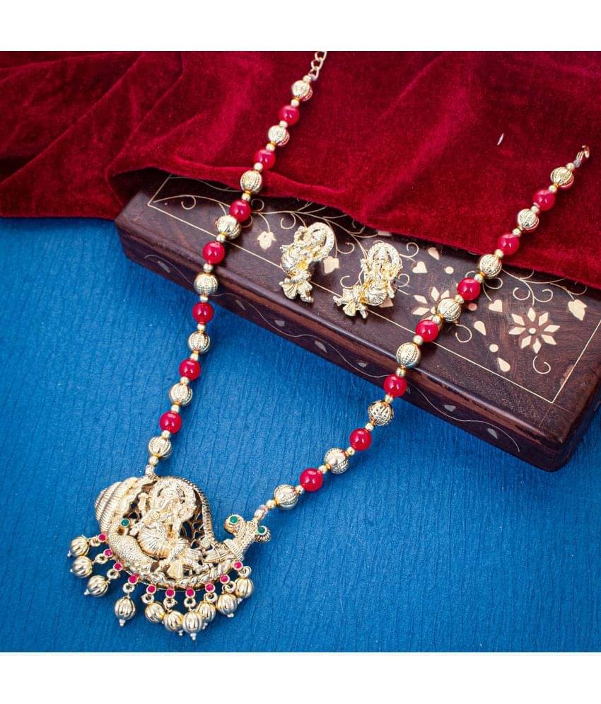     			Sukkhi Alloy Multi Color Traditional Necklaces Set Long Haram