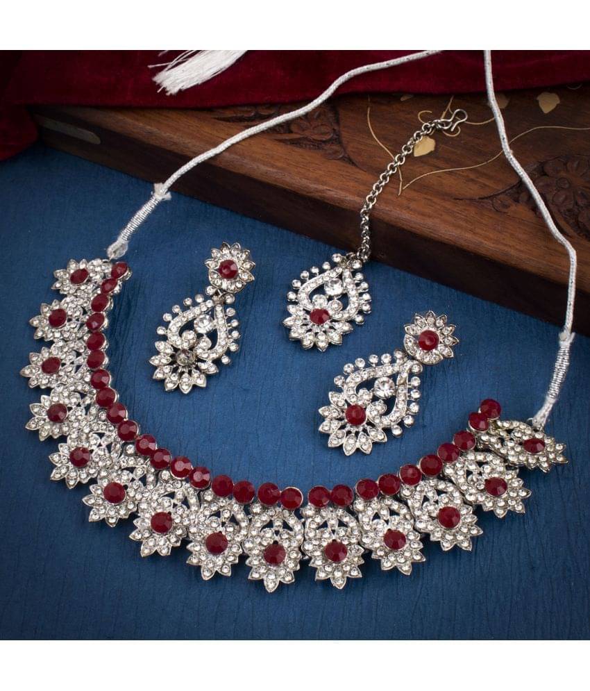     			Sukkhi Brass Multi Color Traditional Necklaces Set Collar