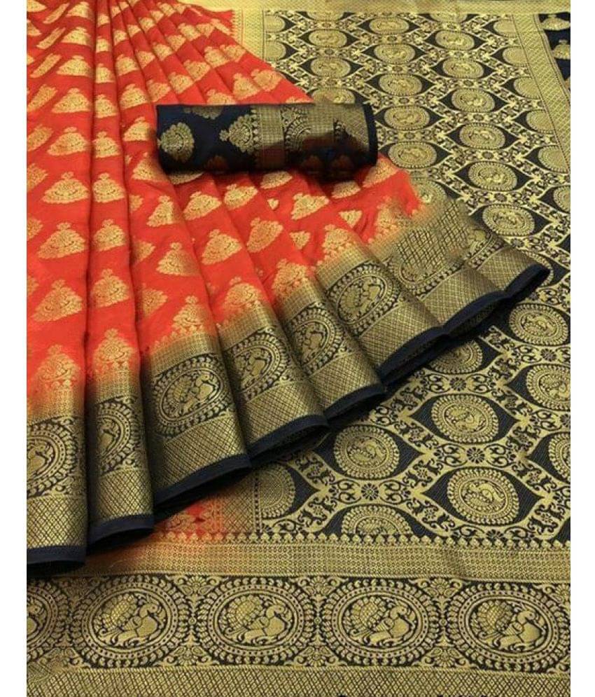 fab woven Silk Blend Self Design Saree With Unstitched Blouse Piece ( Yellow )     			fab woven Silk Blend Self Design Saree With Unstitched Blouse Piece ( Yellow )