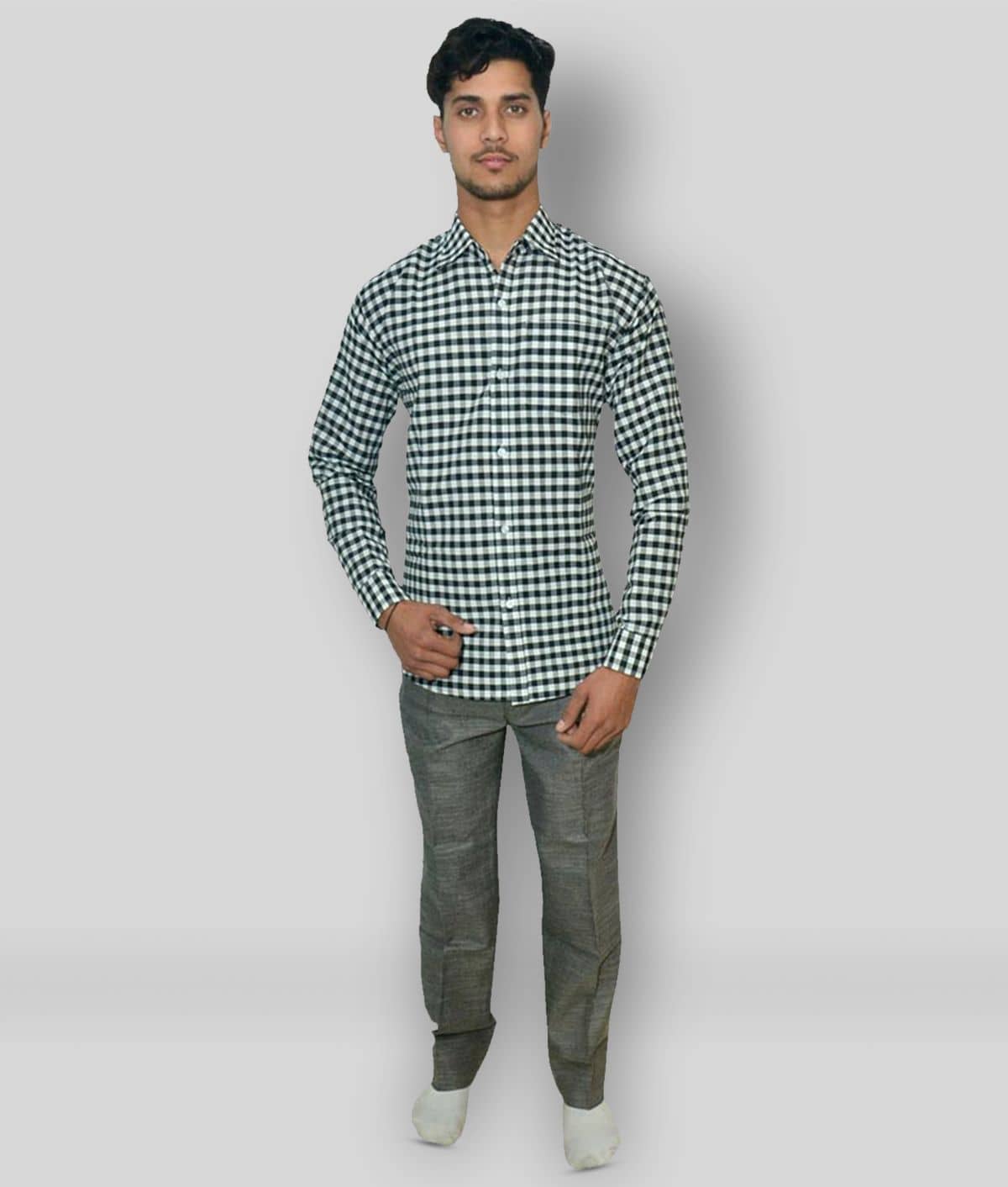 DESHBANDHU DBK - Multicolor Cotton Regular Fit Men's Formal Shirt (Pack of 1)