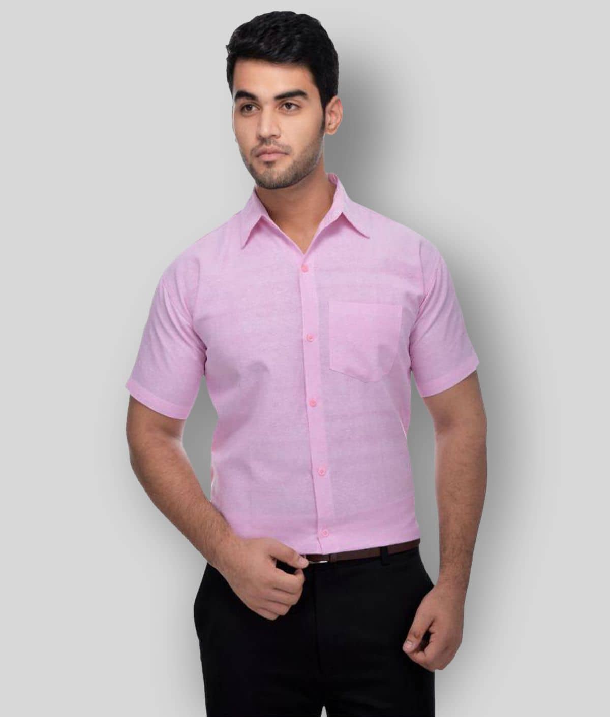 DESHBANDHU DBK - Multicolor Cotton Regular Fit Men's Formal Shirt (Pack of 2)