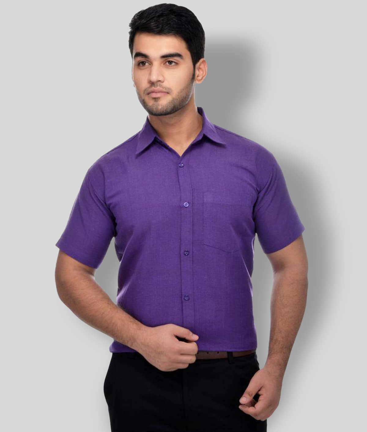 DESHBANDHU DBK - Multicolor Cotton Regular Fit Men's Formal Shirt (Pack of 2)