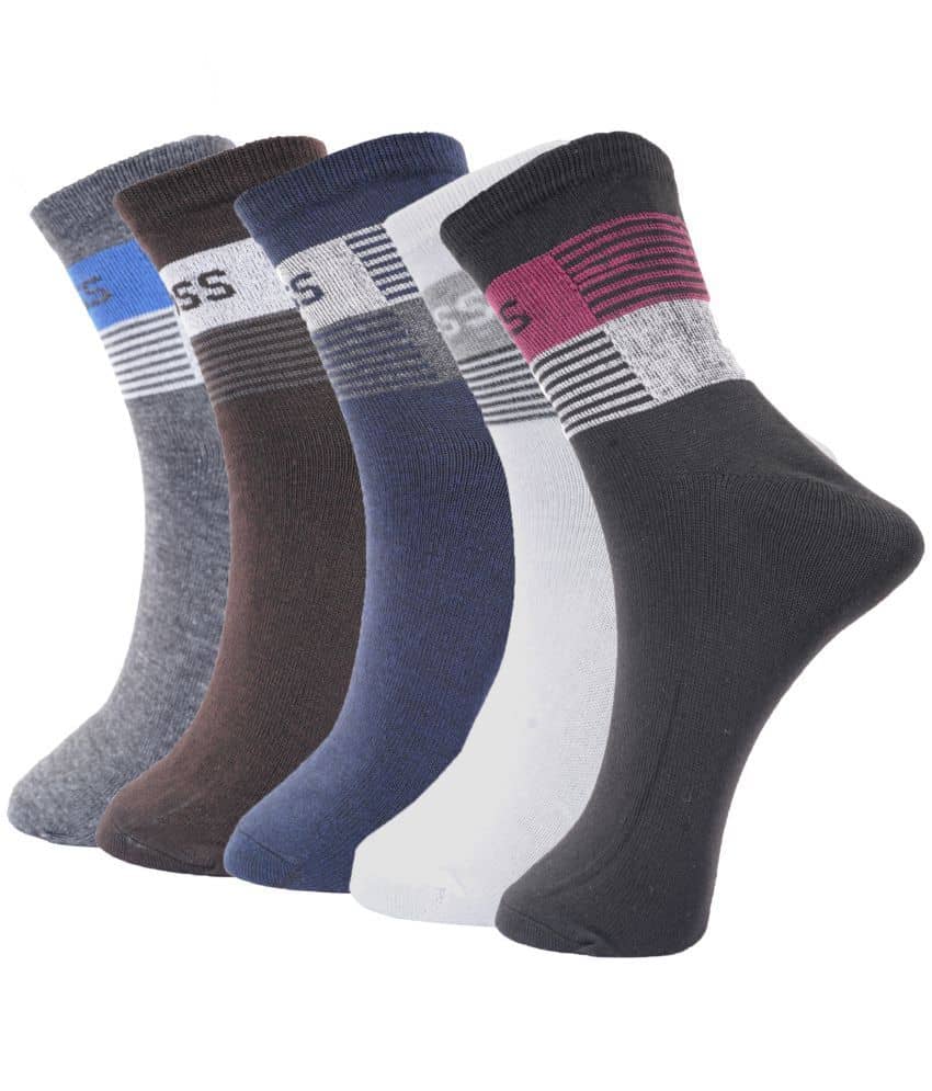 PENYAN Cotton Casual Ankle Length Socks Pack of 5 - Socks | Buy online on ZillyBuy