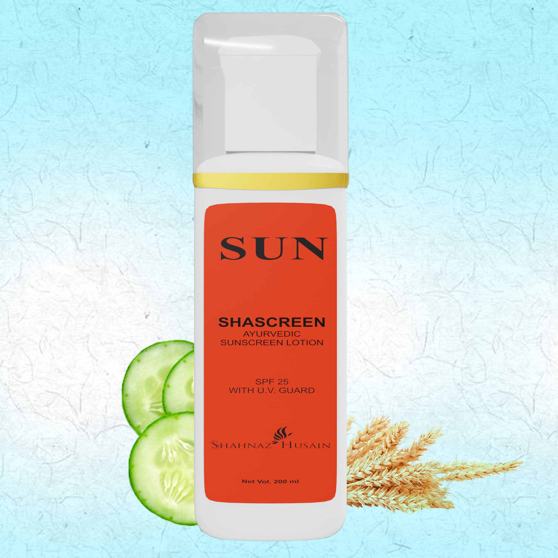 Shahnaz Husain Shascreen - Ayurvedic Sunscreen Lotion (SPF-25 with UV Guard) -200 ml Shahnaz Husain Shascreen - Ayurvedic Sunscreen Lotion (SPF-25 with UV Guard) -200 ml