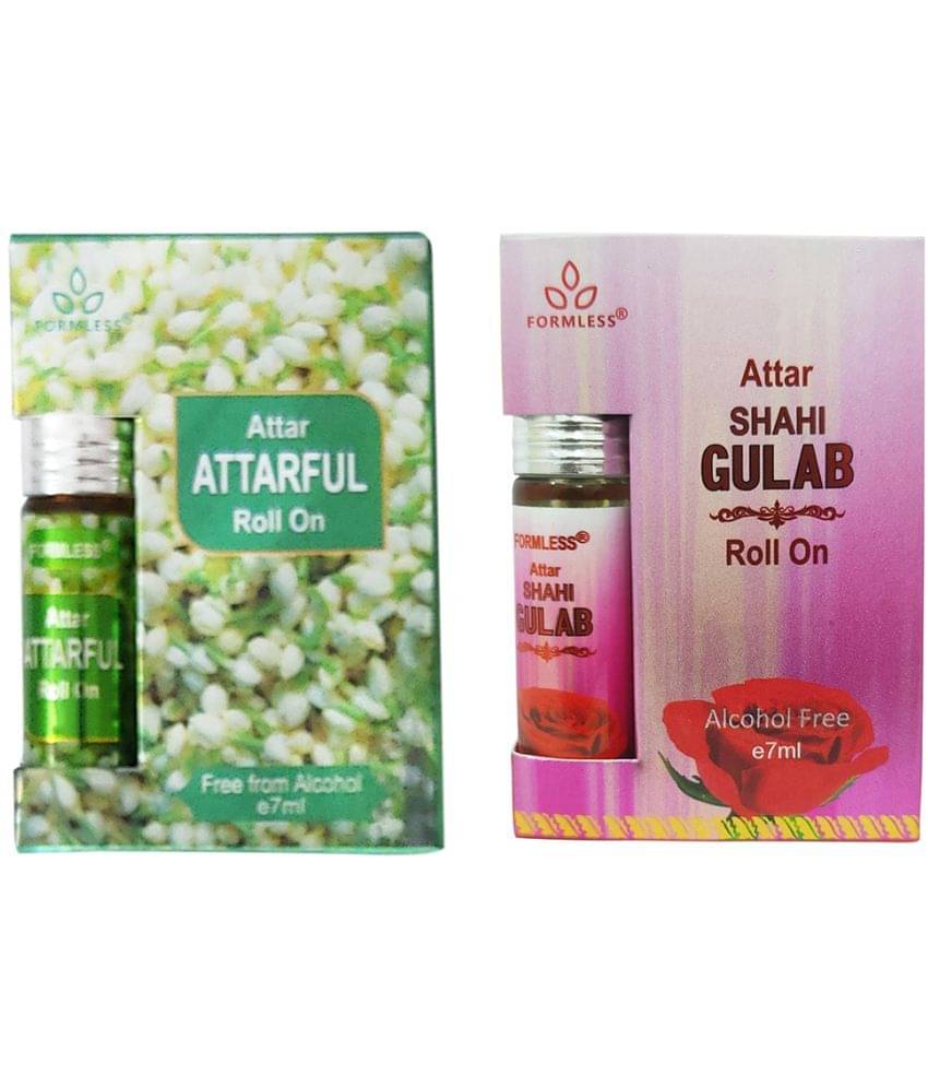     			Attarful 7ml Attar 1pc. and Shahi Gulab 7ml Attar 1pc.
