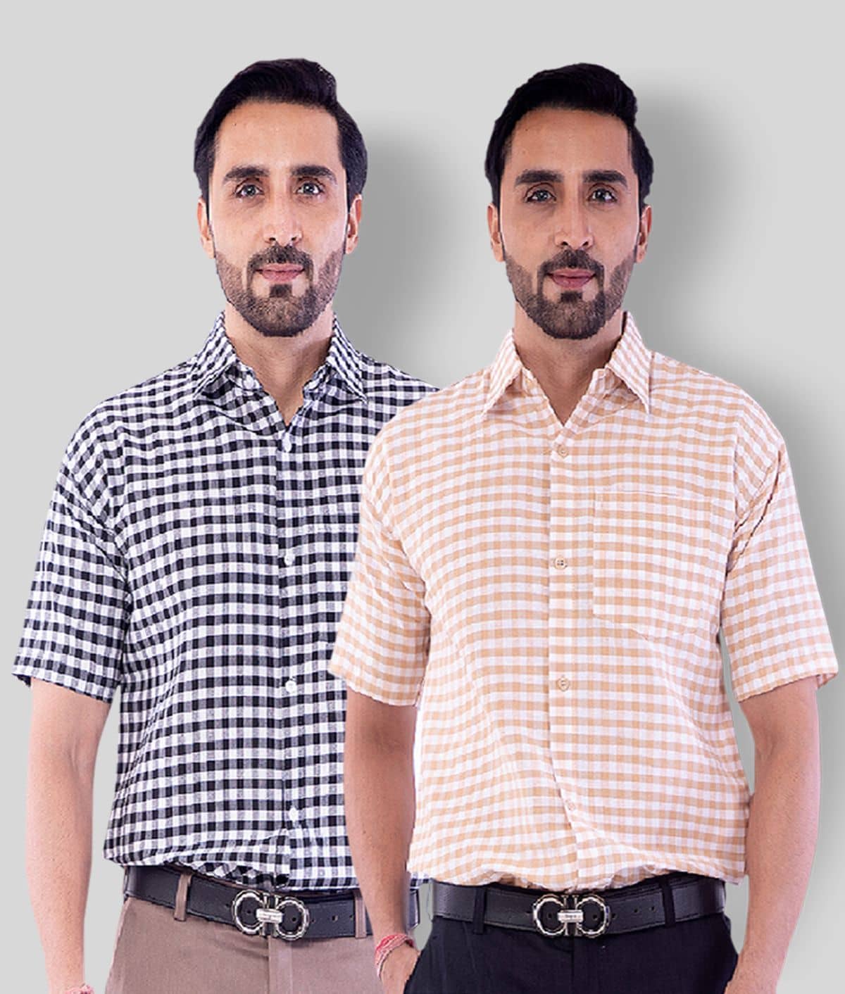 DESHBANDHU DBK - Multicolor Cotton Regular Fit Men's Casual Shirt (Pack of 2 )