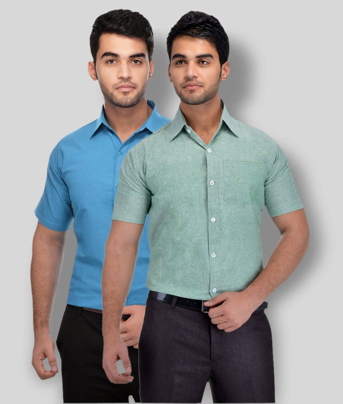 DESHBANDHU DBK - Multicolor Cotton Regular Fit Men's Casual Shirt (Pack of 2 )