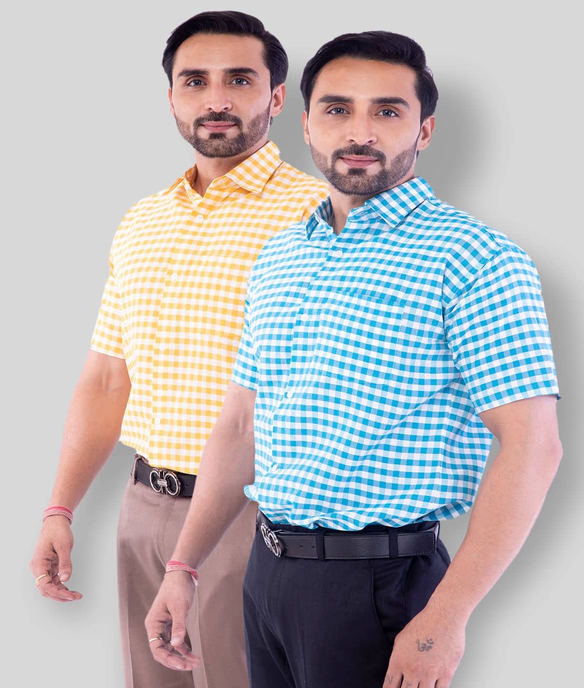DESHBANDHU DBK - Multicolor Cotton Regular Fit Men's Casual Shirt (Pack of 2 )