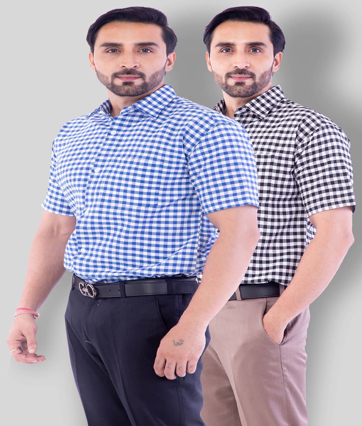 DESHBANDHU DBK - Multicolor Cotton Regular Fit Men's Casual Shirt (Pack of 2 )