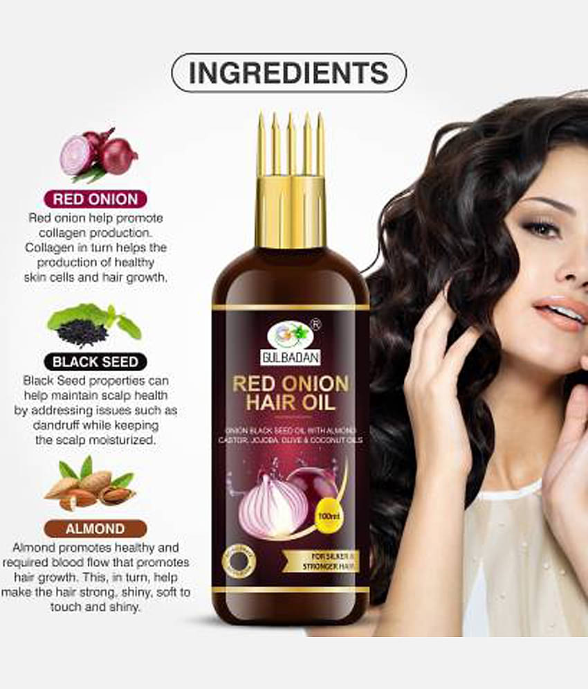GULBADAN - Hair Growth Onion Oil 100 ml ( Pack of 1 )
