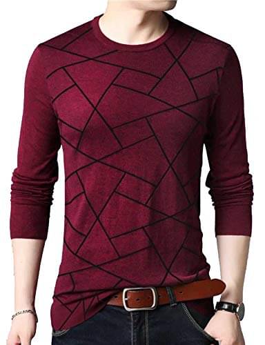     			Leotude Pack of 1 Cotton Blend Regular Fit Men's T-Shirt ( Maroon )