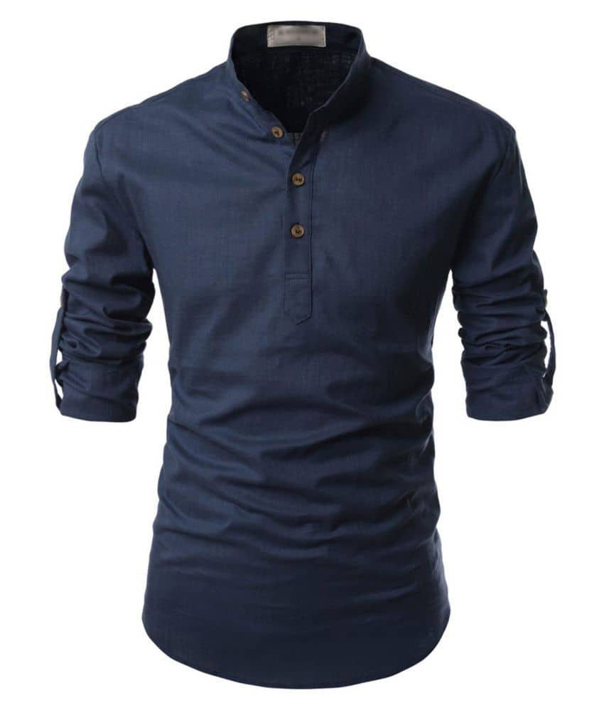Life Roads - White Cotton Slim Fit Men's Casual Shirt (Pack of 1 )