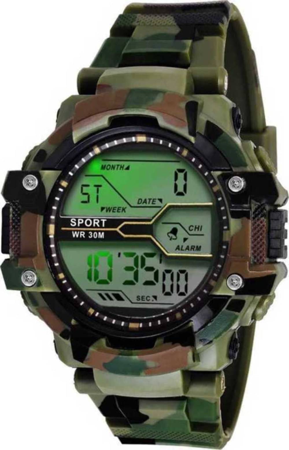     			Om Collection DIGIARMY Rubber Digital Men's Watch