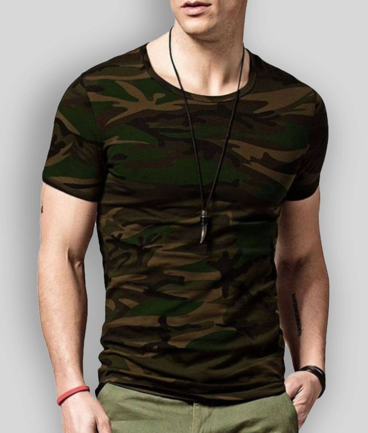     			Veirdo Pack of 1 Cotton Regular Fit Men's T-Shirt ( Multicolor )