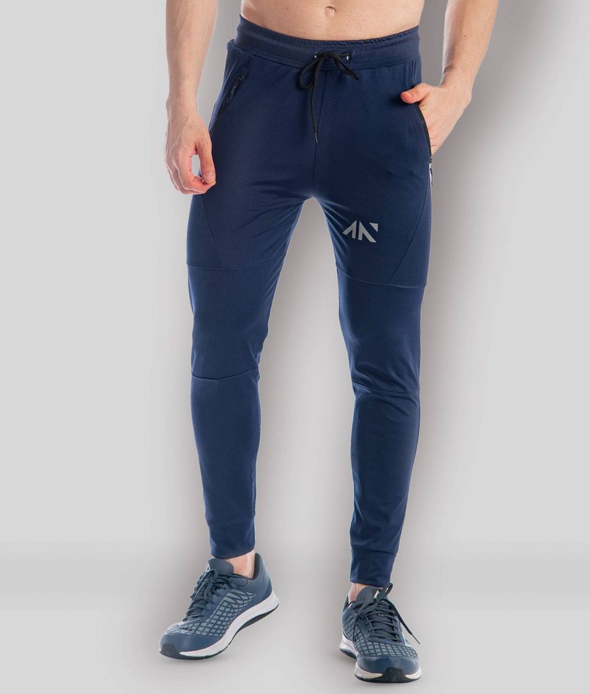 Aesthetic Nation - Blue Polyester Men's Joggers ( Pack of 1 ) Aesthetic Nation - Blue Polyester Men's Joggers ( Pack of 1 )