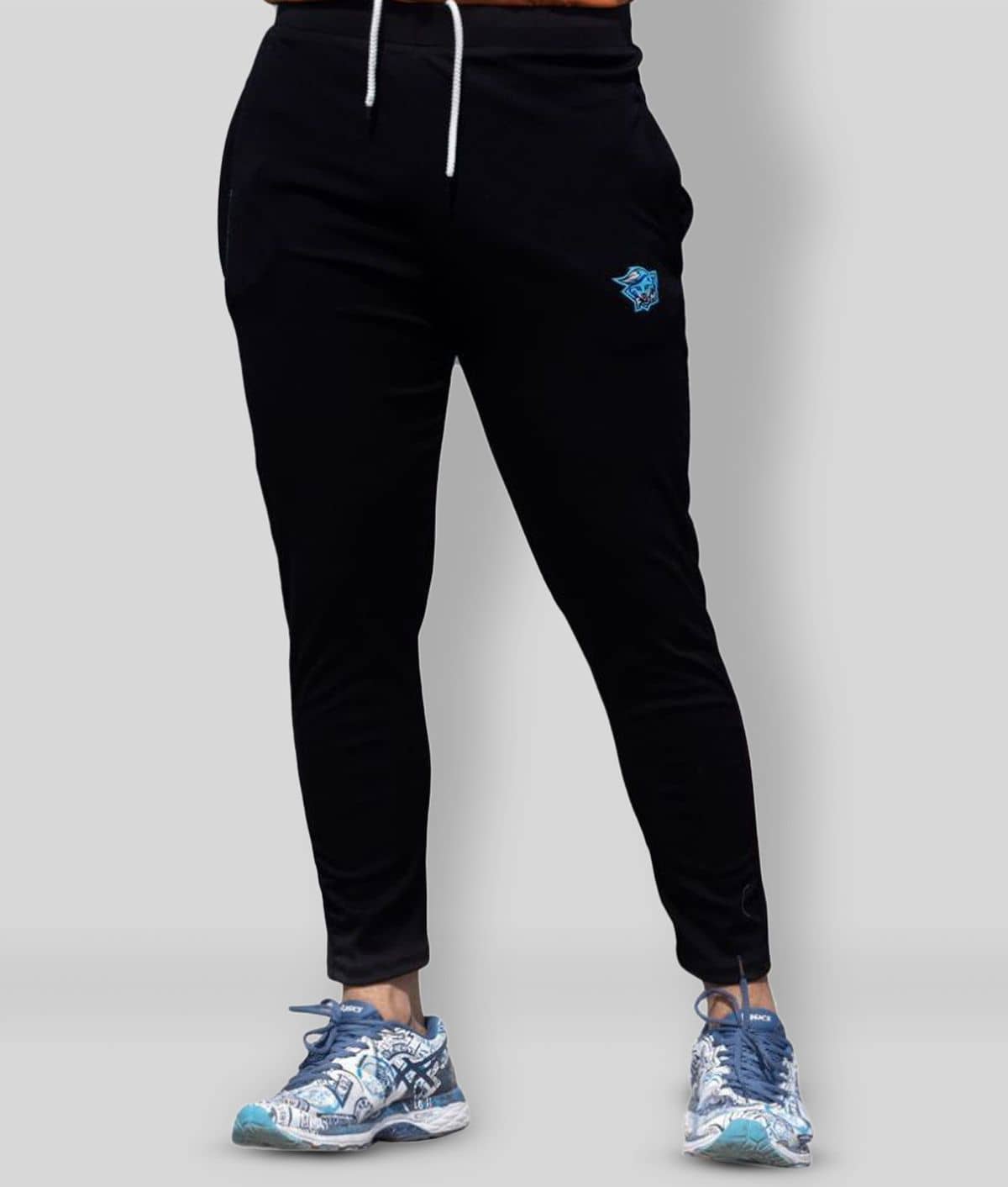 BURNOUT SPORT - Black Polyester Men's Trackpants ( Pack of 1 ) - Track Pants | Buy online on ZillyBuy