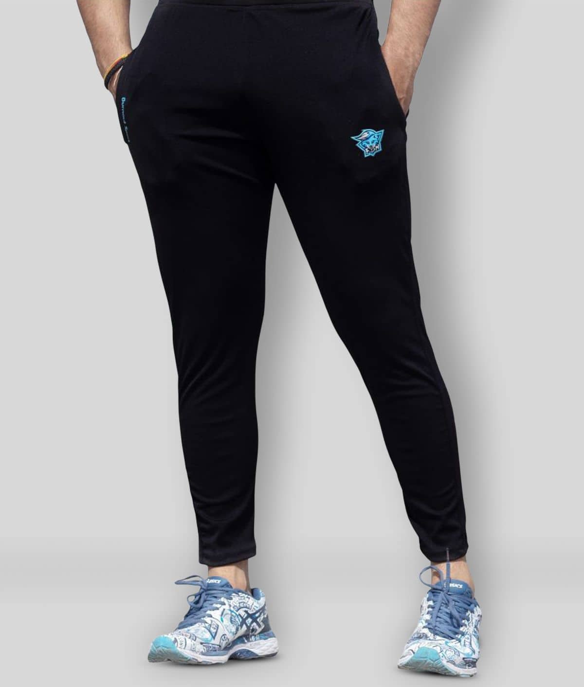 BURNOUT SPORT - Black Polyester Men's Trackpants ( Pack of 1 ) - Track Pants | Buy online on ZillyBuy