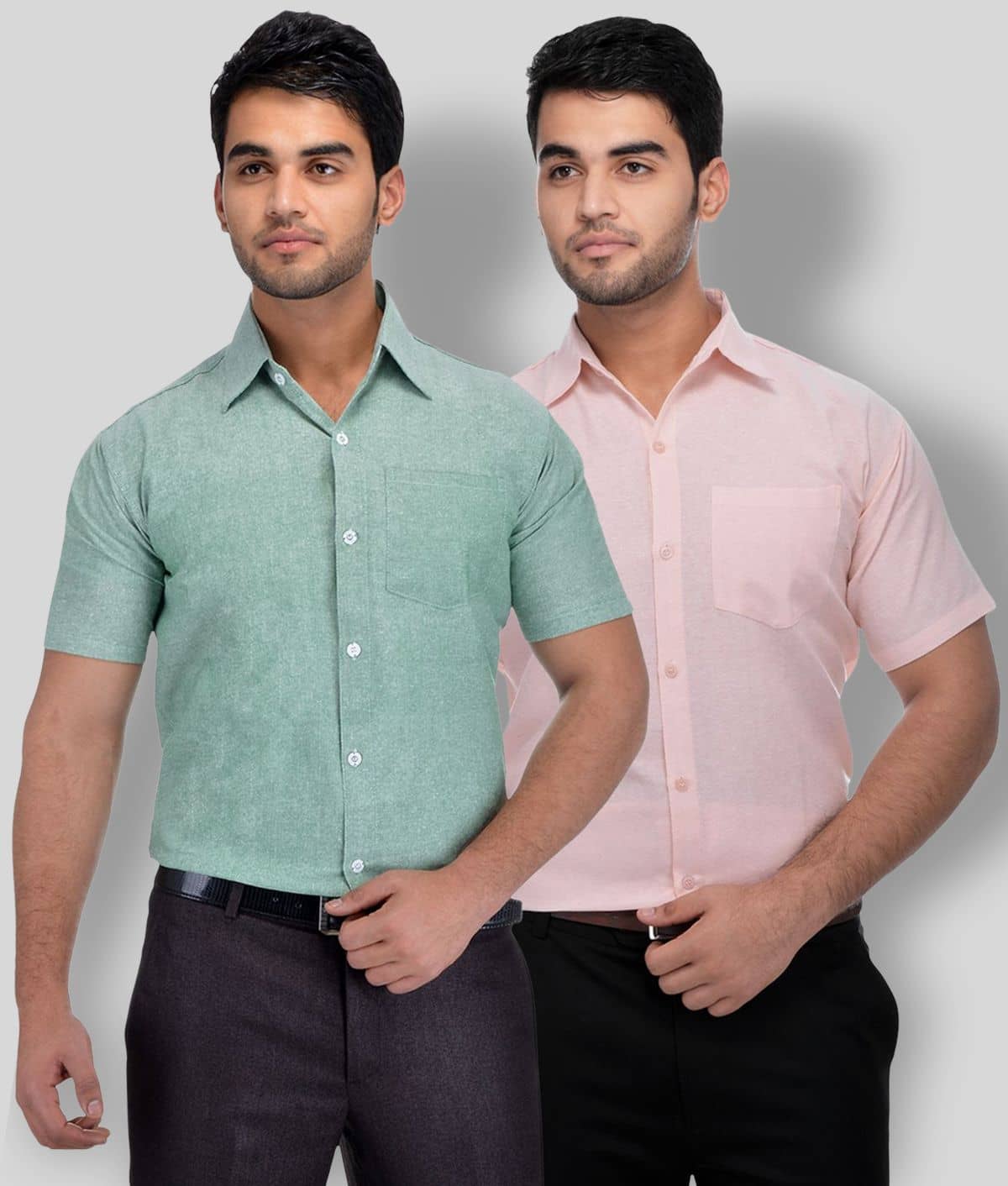 DESHBANDHU DBK - Multicolor Cotton Regular Fit Men's Casual Shirt (Pack of 2 )
