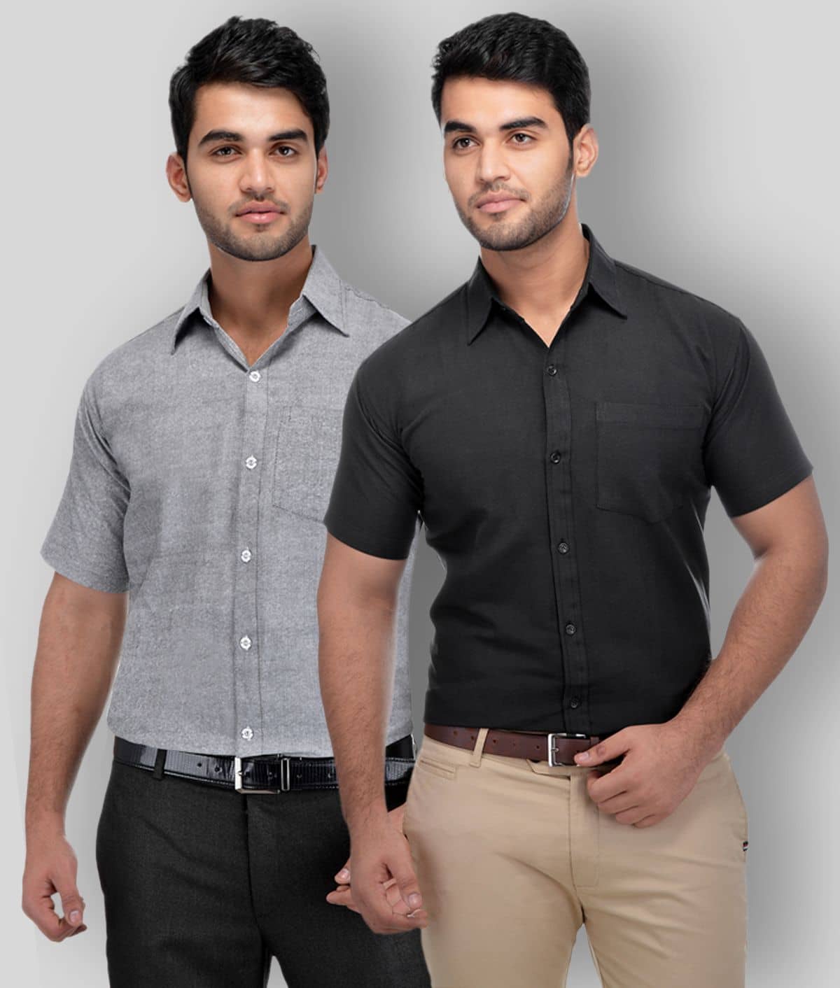 DESHBANDHU DBK - Multicolor Cotton Regular Fit Men's Casual Shirt ( Pack of 2 )