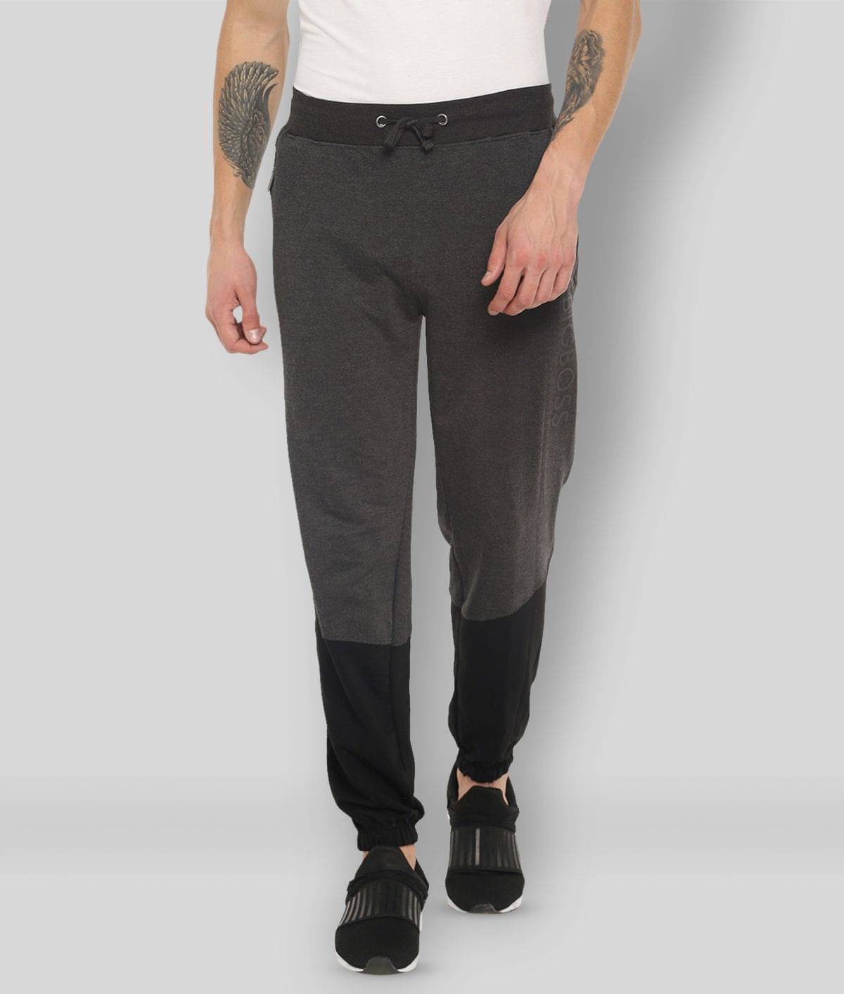     			Dollar - Grey Cotton Men's Joggers ( Pack of 1 )