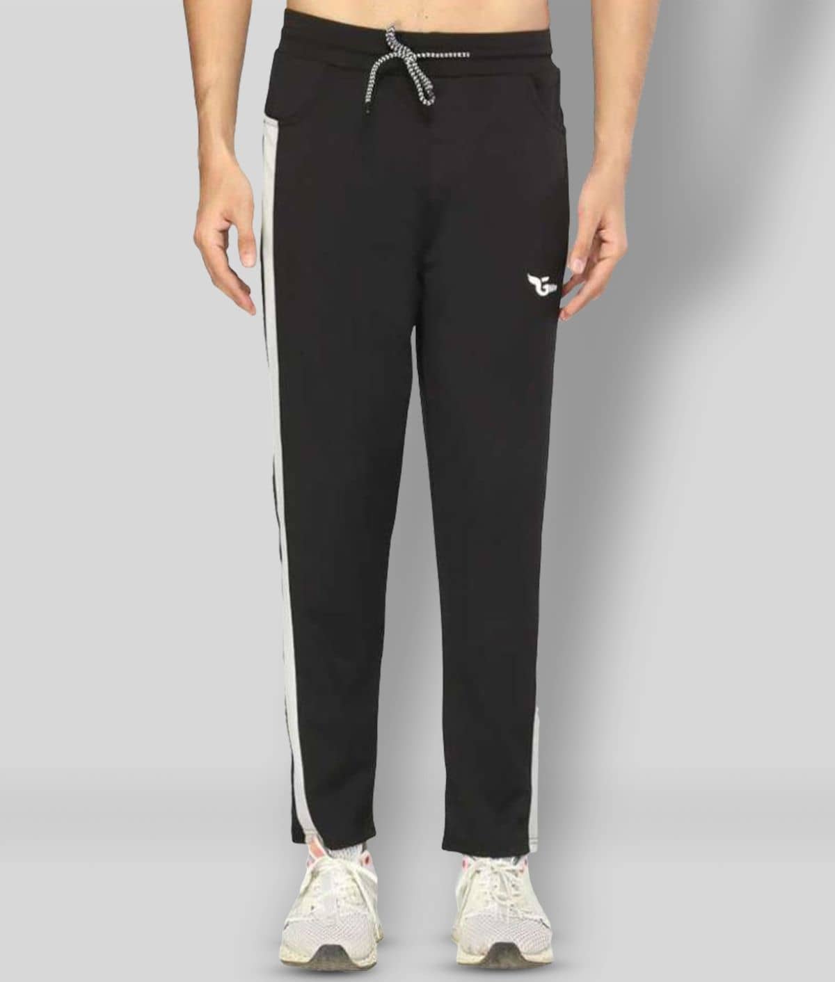Glito - Black Polyester Men's Trackpants ( Pack of 1 ) - Track Pants | Buy online on ZillyBuy