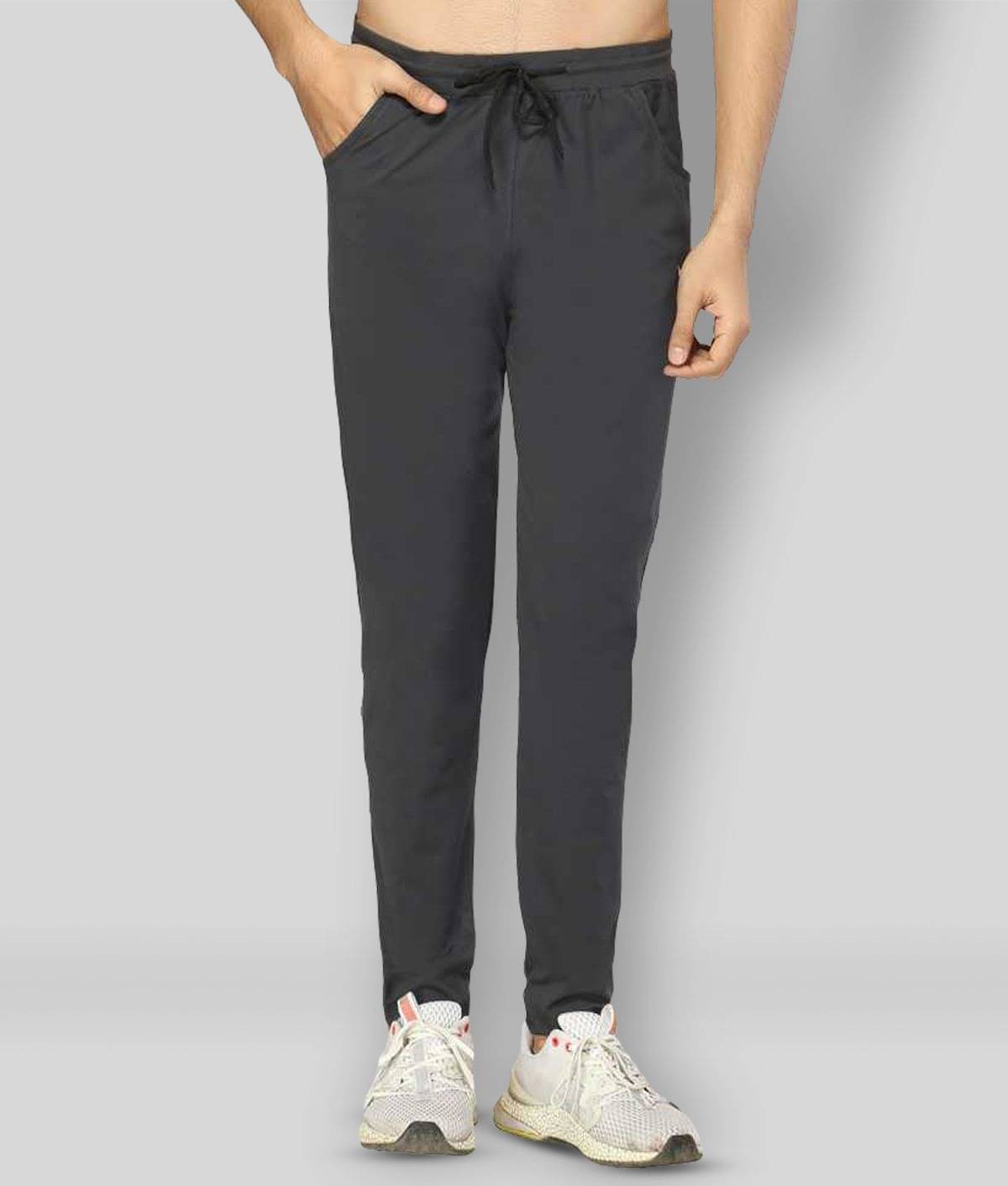 Glito - Grey Polyester Men's Trackpants ( Pack of 1 ) Glito - Grey Polyester Men's Trackpants ( Pack of 1 )