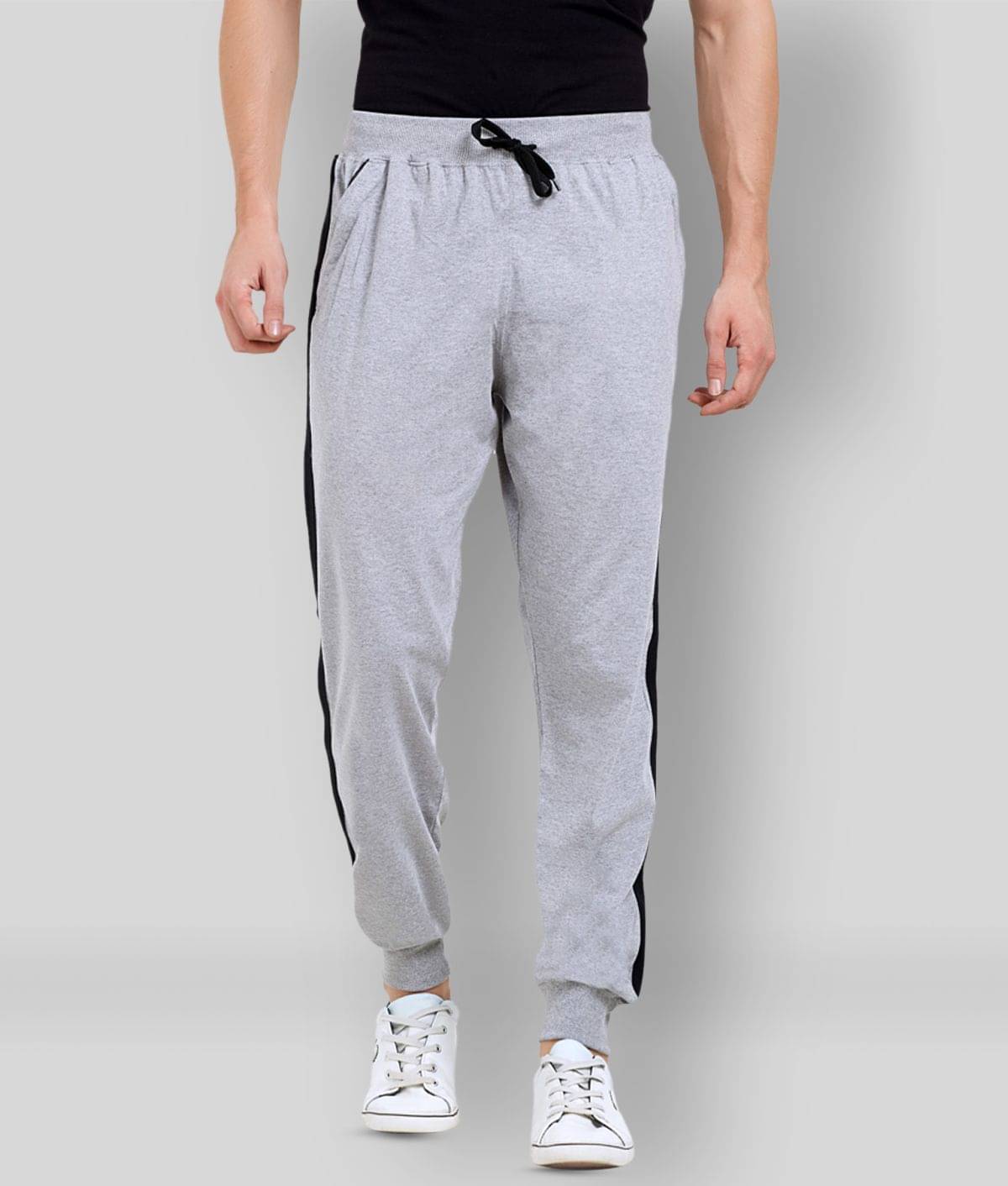     			Maniac - Grey Cotton Men's Joggers ( Pack of 1 )