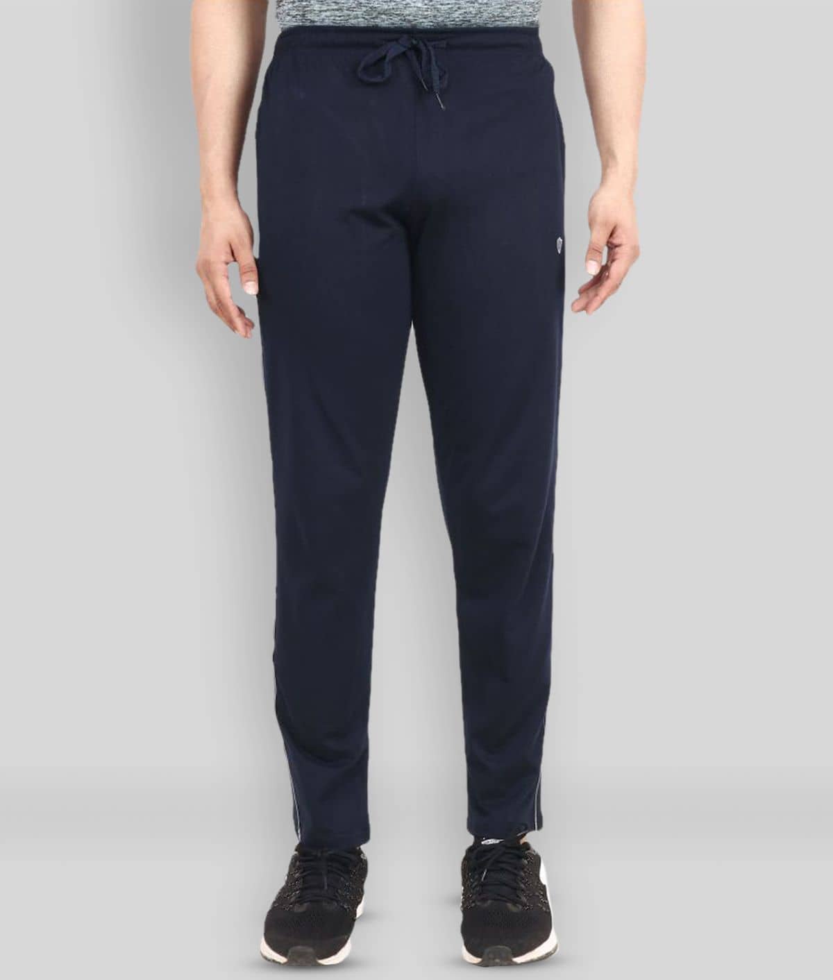 NEUVIN - Navy Cotton Men's Trackpants ( Pack of 1 ) - Track Pants | Buy online on ZillyBuy