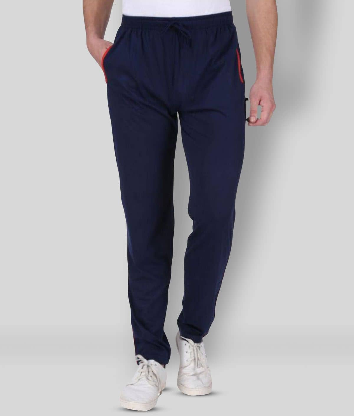 Neo Garments - Navy Blue Polyester Men's Trackpants ( Pack of 1 ) - Track Pants | Buy online on ZillyBuy