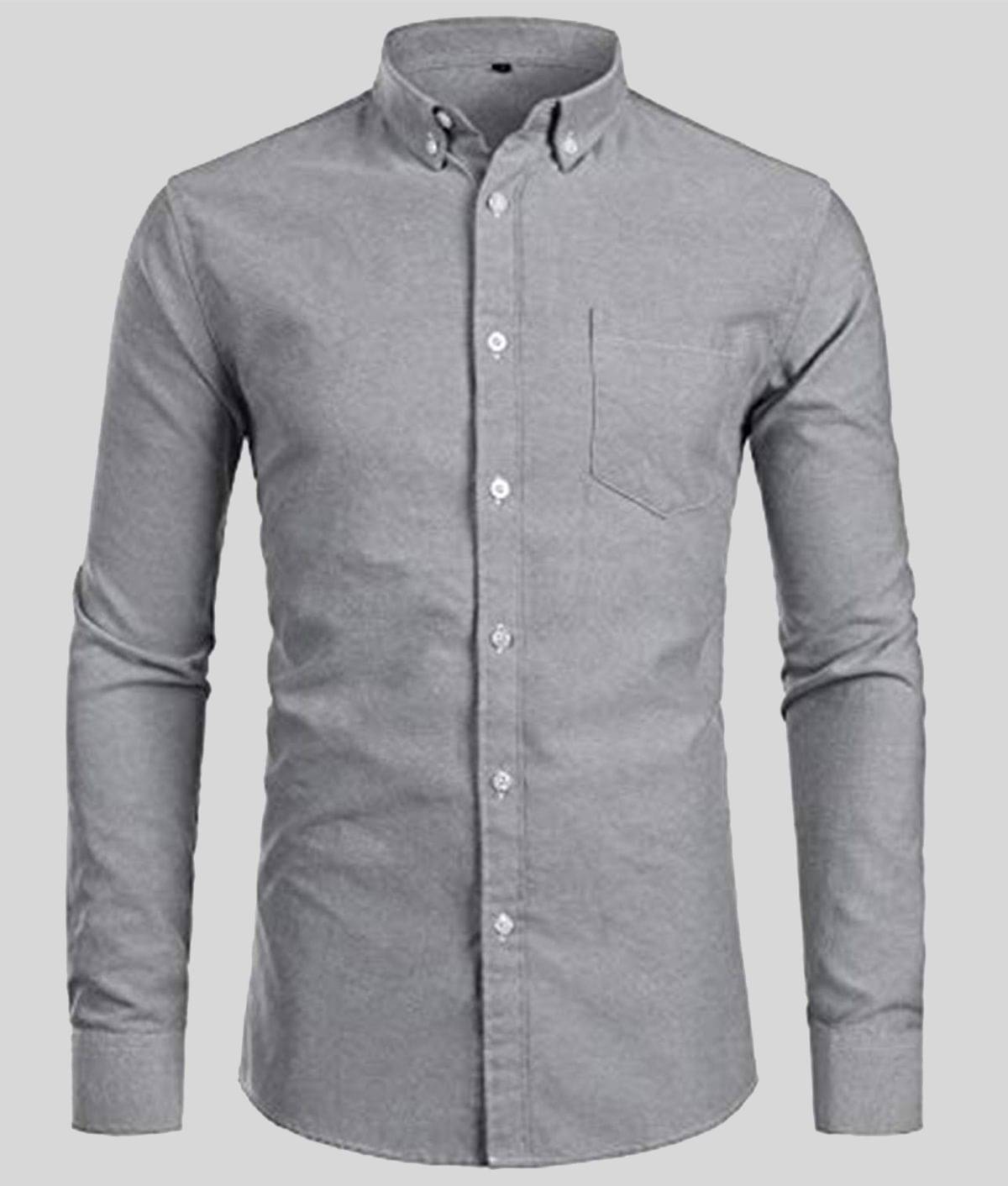     			Vida Loca - Grey Cotton Regular Fit Men's Casual Shirt (Pack of 1 )