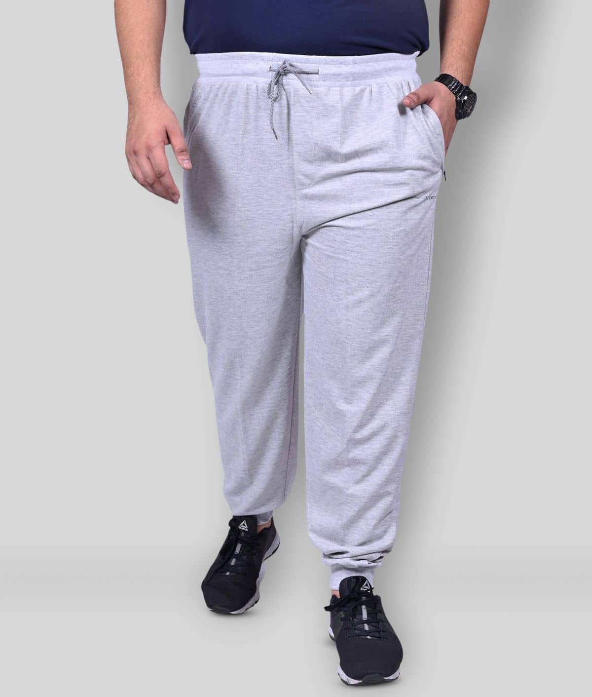Xmex - White Cotton Blend Men's Joggers ( Pack of 1 ) - Track Pants | Buy online on ZillyBuy