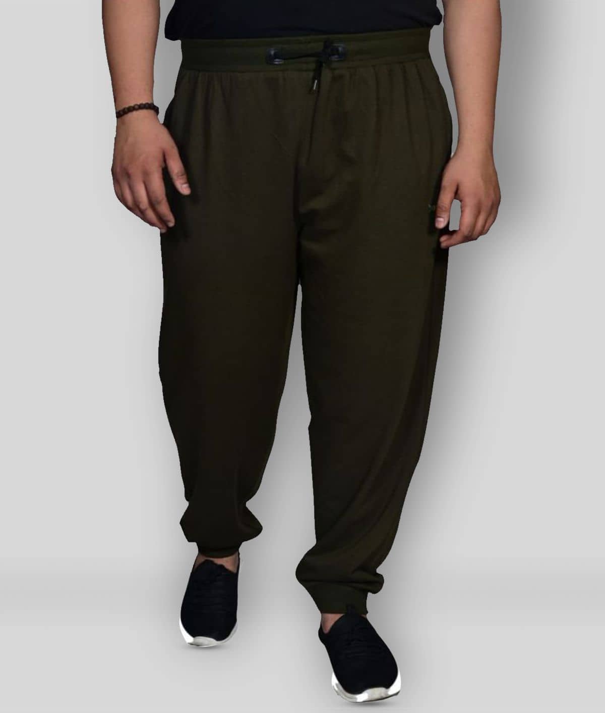 Xmex - Green Cotton Blend Men's Trackpants ( Pack of 1 ) - Track Pants | Buy online on ZillyBuy