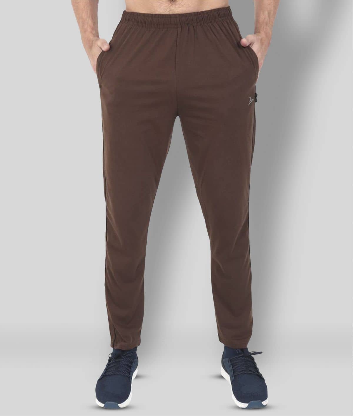 Zeffit - Black Cotton Blend Men's Trackpants ( Pack of 2 ) - Track Pants | Buy online on ZillyBuy