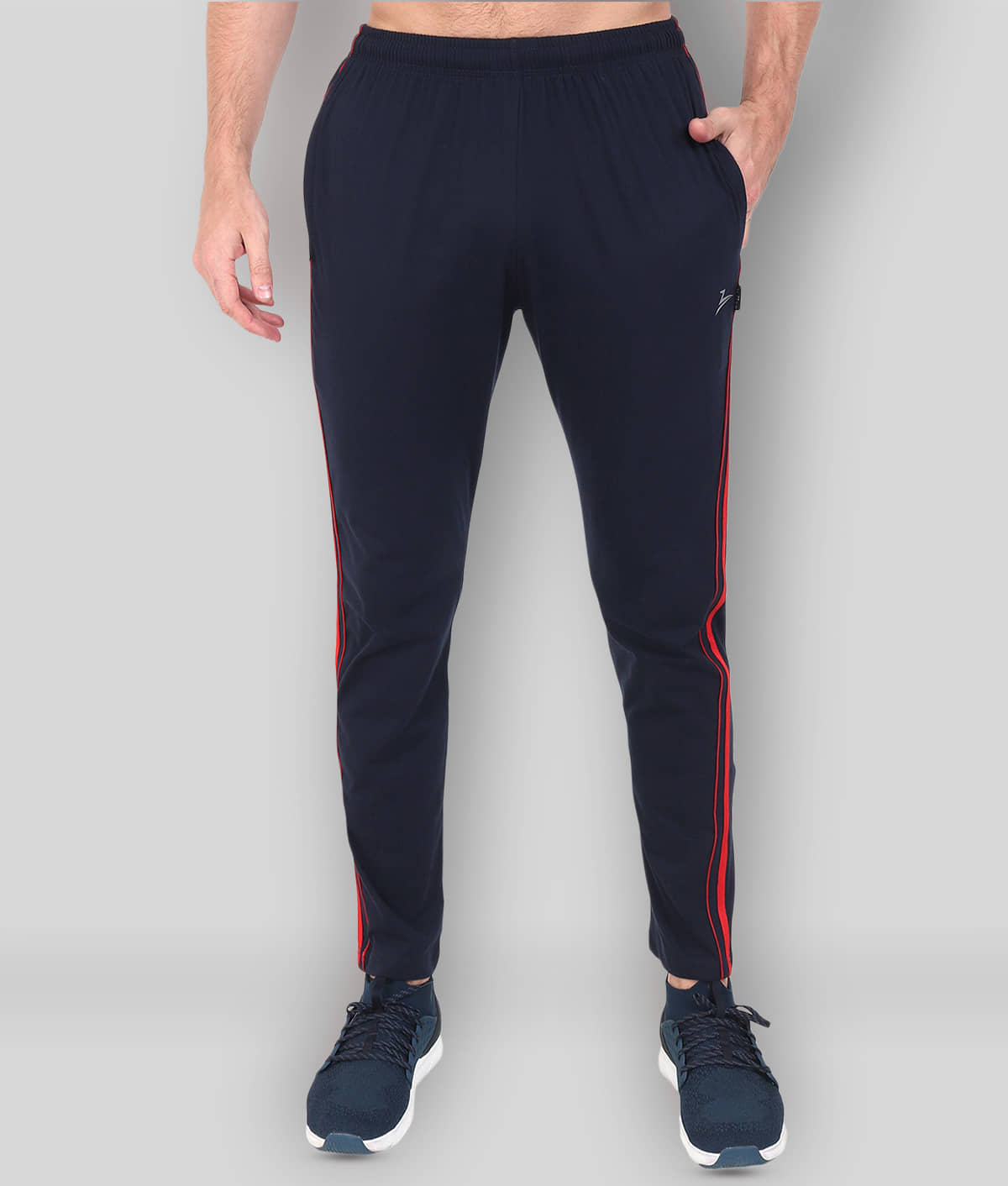 Zeffit - Multicolor Cotton Blend Men's Joggers ( Pack of 2 ) - Track Pants | Buy online on ZillyBuy
