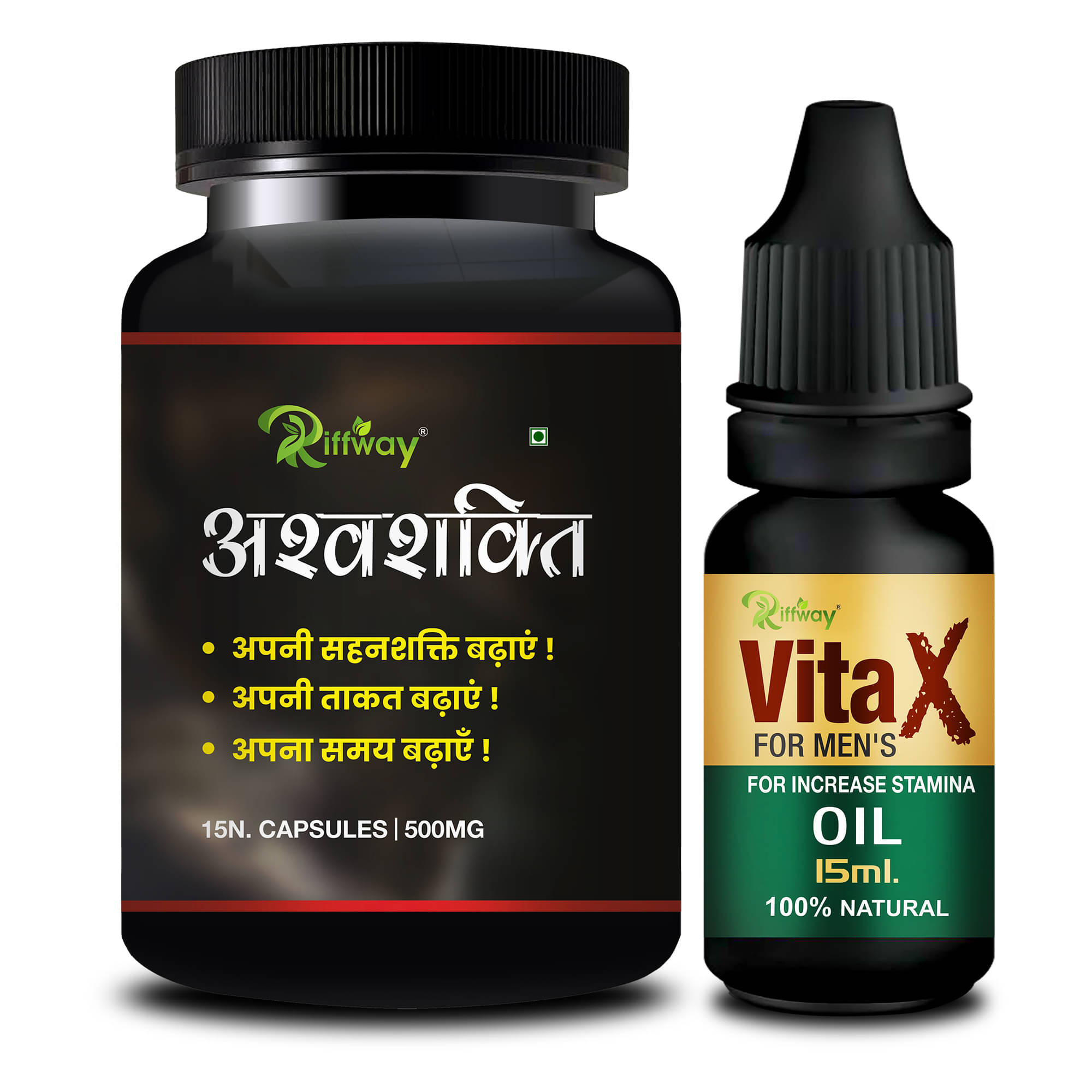 Ashwa Shakti Herbal Capsules & Vita X Oil For Helps to Maintain Your Sexual Life 100% Ayurvedic     			Ashwa Shakti Herbal Capsules & Vita X Oil For Helps to Maintain Your Sexual Life 100% Ayurvedic