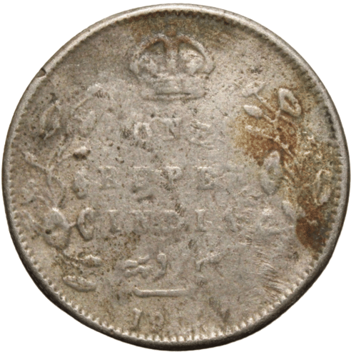     			1 Rupee 19XX - King Edward VII - British India Rare Coin