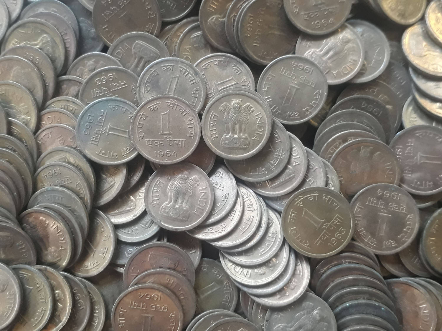     			100 Pieces Lot - aUNC / UNC / New Condition - 1 P/ NP 1963/ 1964 Nickel brass • 1.51 g • ⌀ 16 mm
