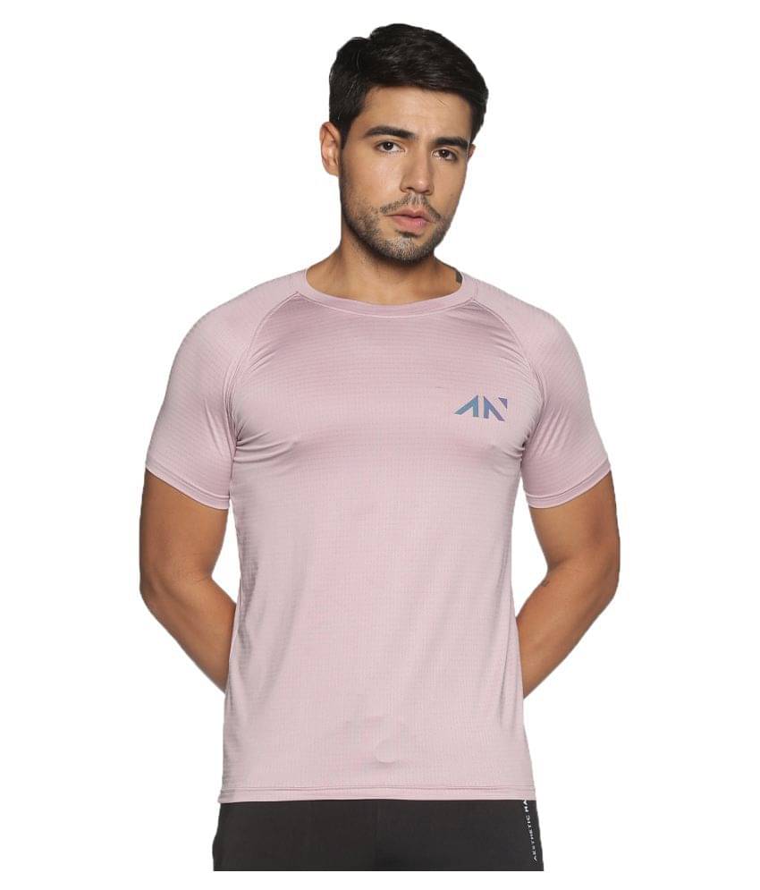 Aesthetic Nation Pack of 1 Polyester Regular Fit Men's T-Shirt ( Pink ) Aesthetic Nation Pack of 1 Polyester Regular Fit Men's T-Shirt ( Pink )