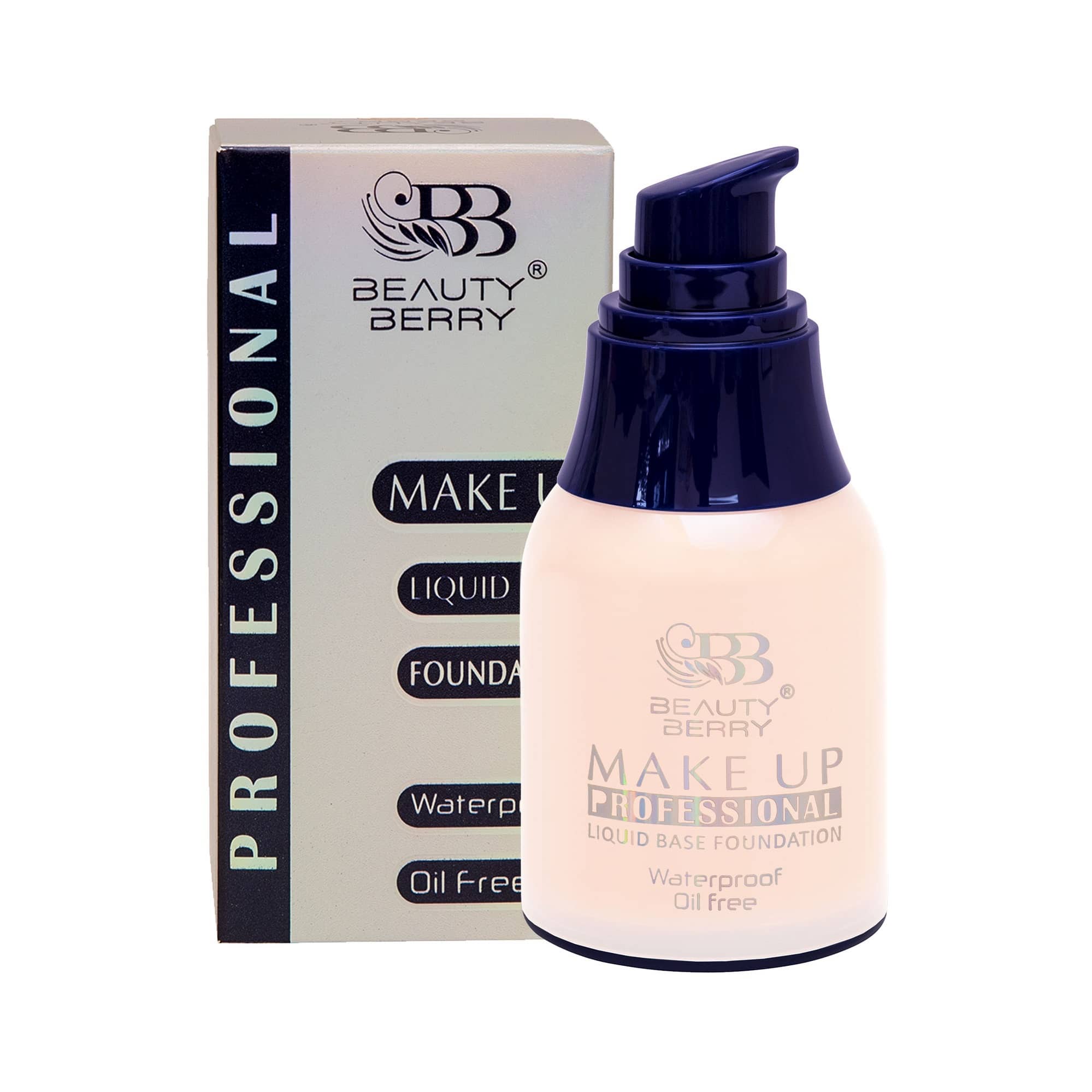 Beauty Berry Professional Make up Liquid Foundation Oil Free & Waterproof Fair 35g (Shade - 01)
