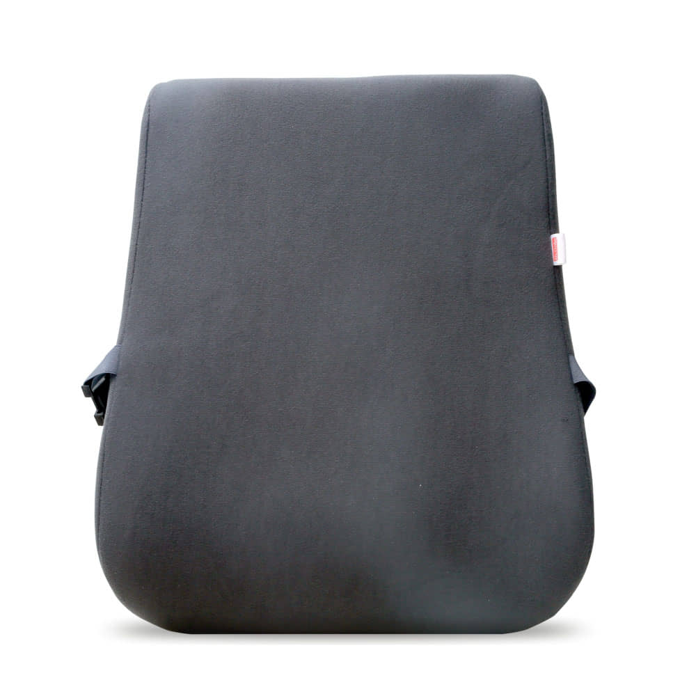 Dr.Ortho Backrest Full Size For Chair & Car Sofa Chair Back Support - Foam, Black