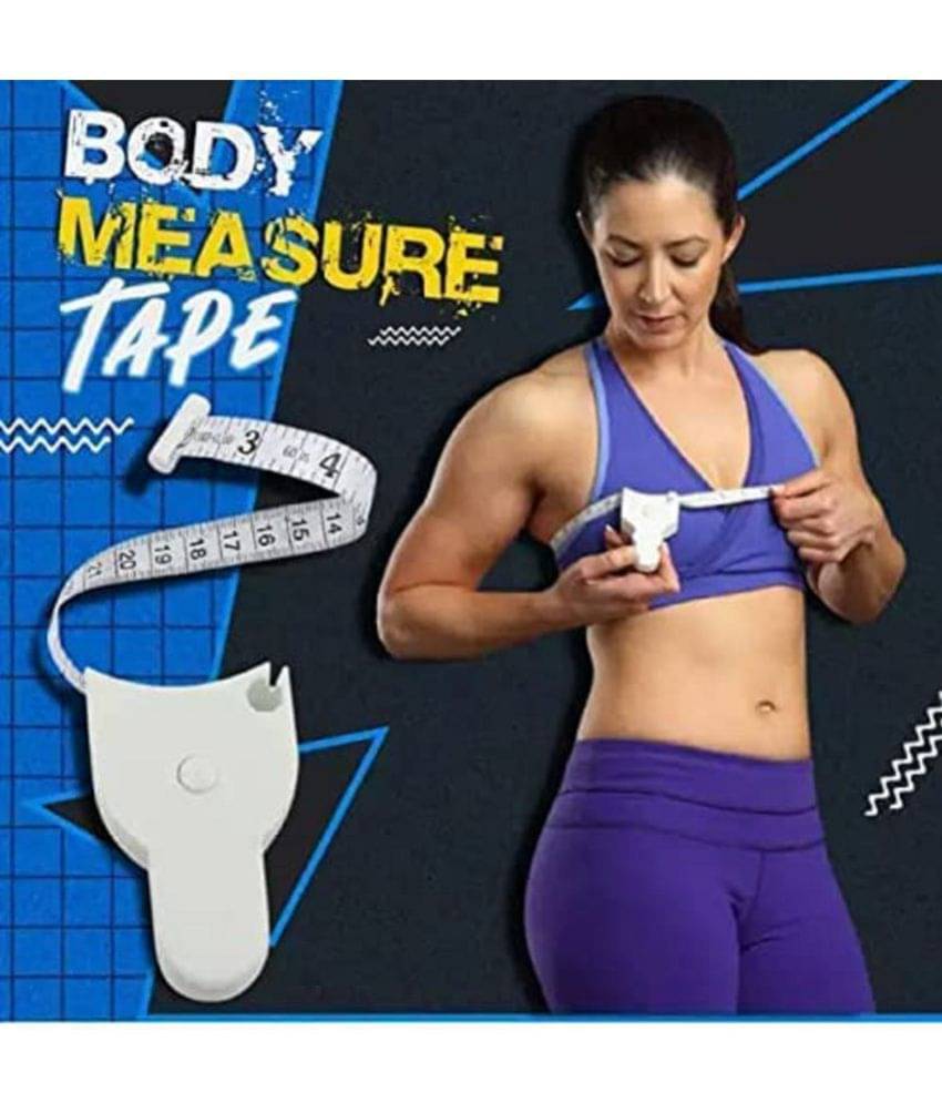     			GKBOSS- Retractable body measuring ruler automatic telescopic tape Ergonomic Design Fitness Measuring Tape For Measuring Bust Body Fat Measuring Waist Thigh(1)