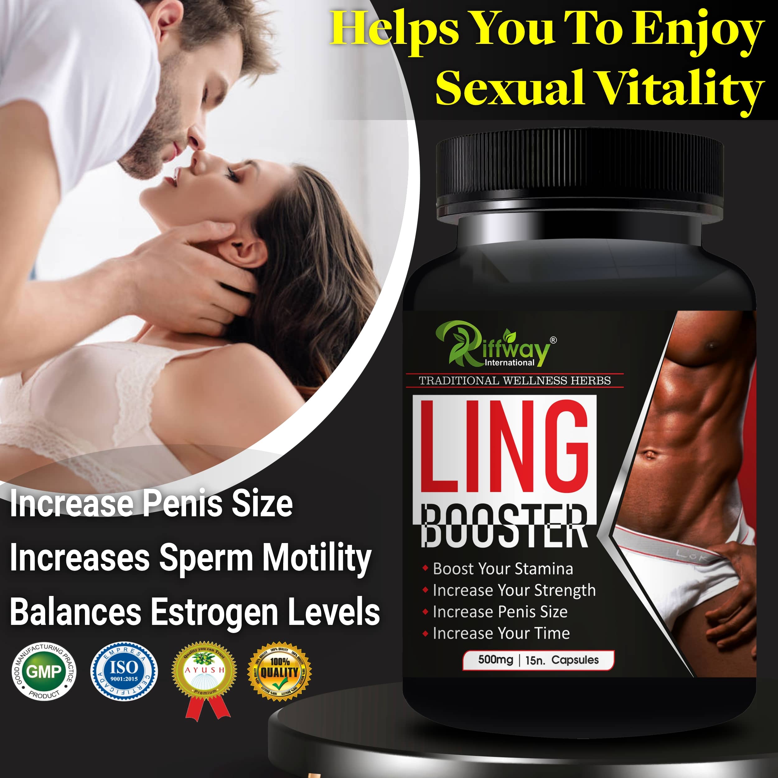 Ling Boo-ster Sexual Capsules For Help To Recover All Problem Related To Penis 100% Ayurvedic