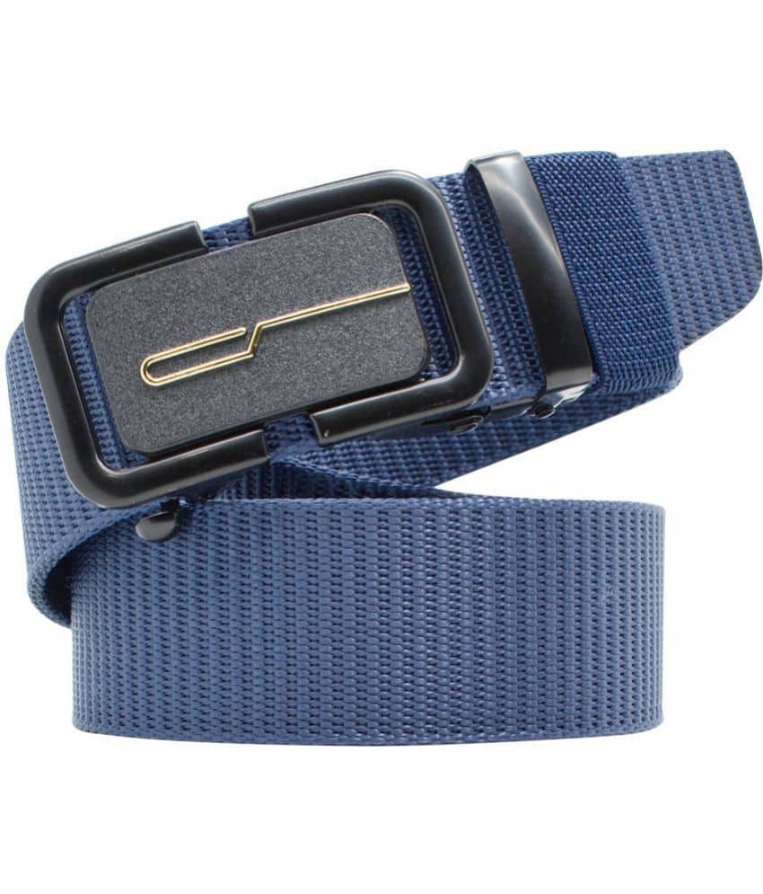 Loopa - Blue Nylon Men's Casual Belt ( Pack of 1 )