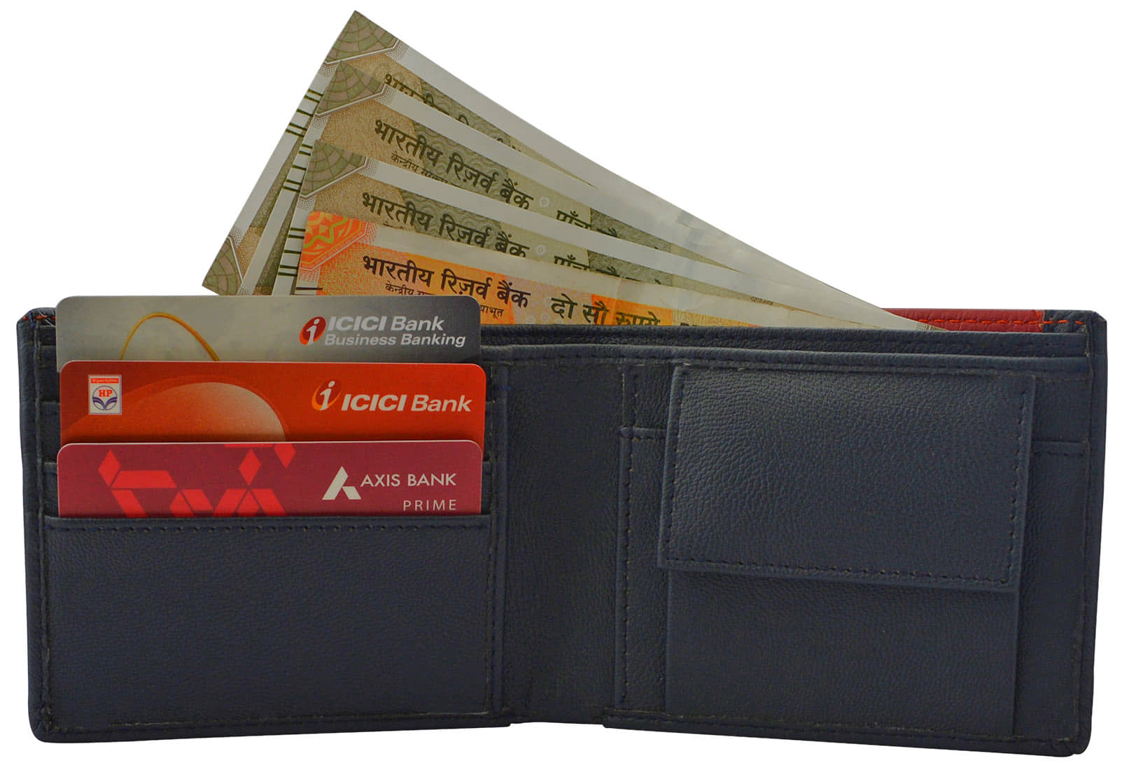 Loopa PU Black Casual Regular Wallet - Handbags | Buy online on ZillyBuy