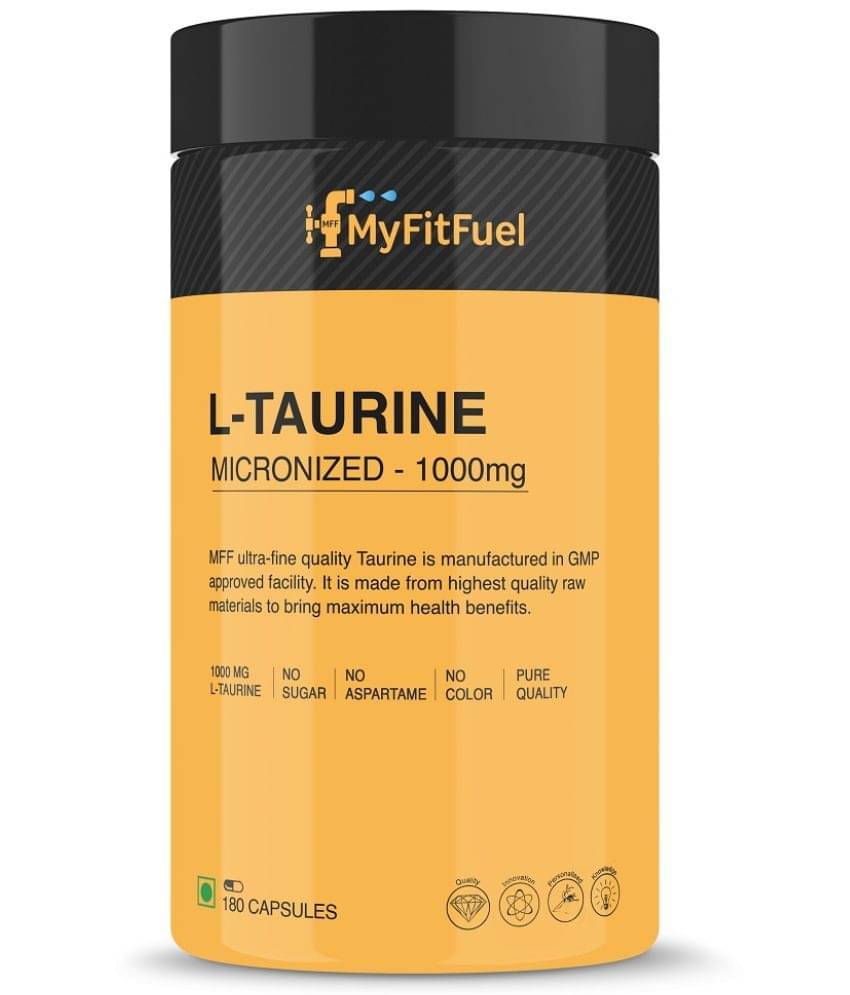 MyFitFuel L-Taurine (180 Capsules) 500mg 180 no.s MyFitFuel L-Taurine (180 Capsules) 500mg 180 no.s