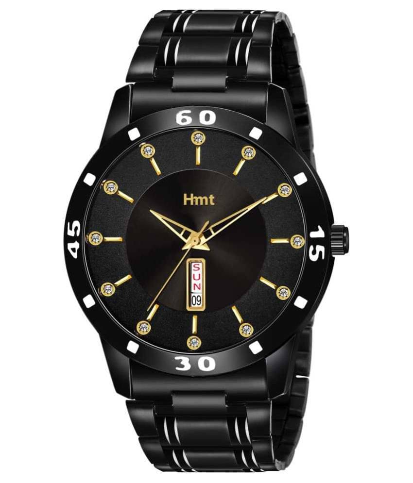     			HAMT HT-GR927-BLK-BLKCH Metal Analog Men's Watch