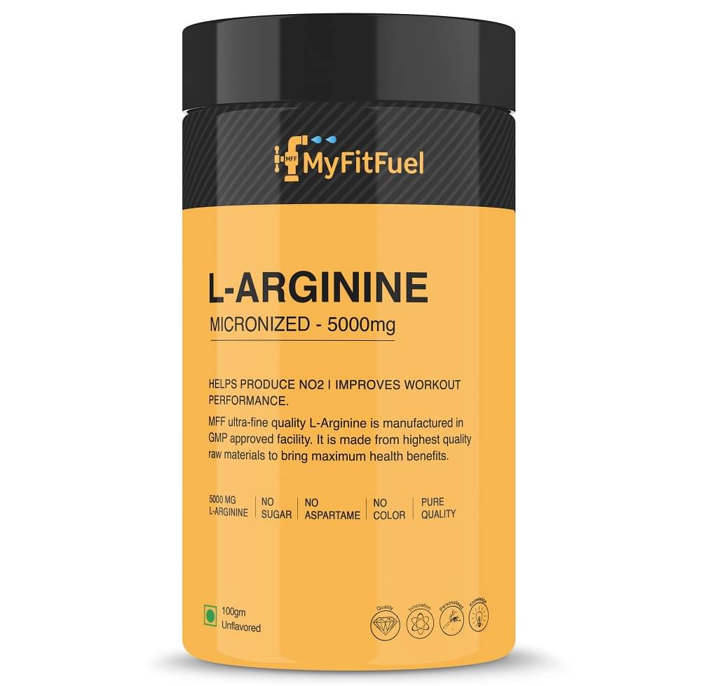    			MyFitFuel L-Arginine 100 gm, Unflavoured 100 gm